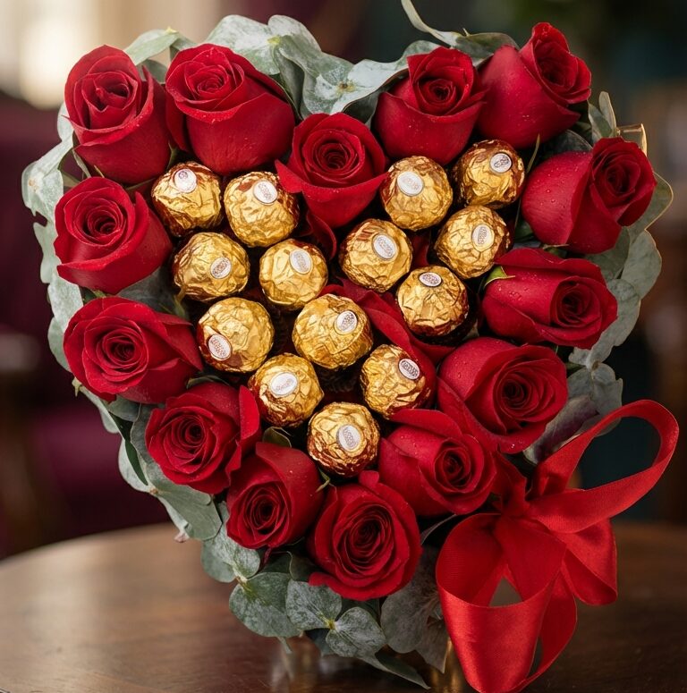 Corazón de chocolate